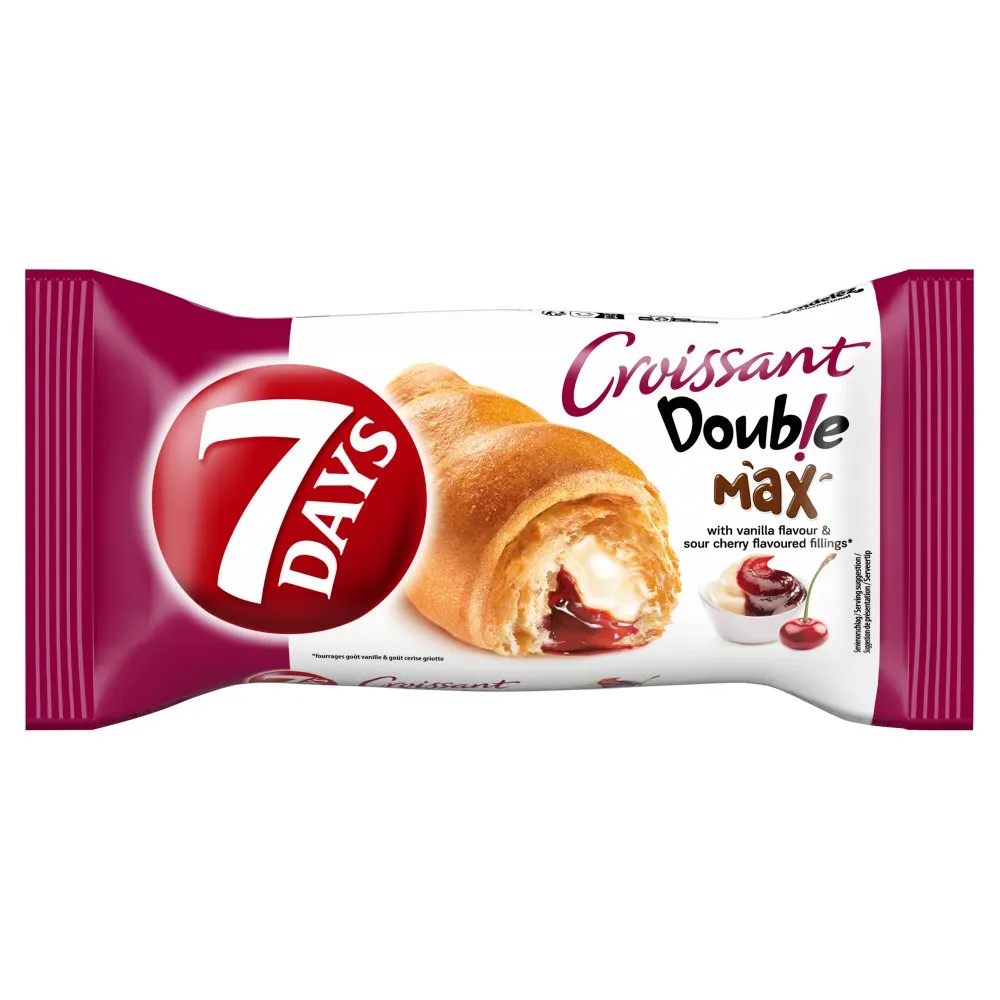 7DAYS CROISSANT MAX VANILLA  CHERRY 92G