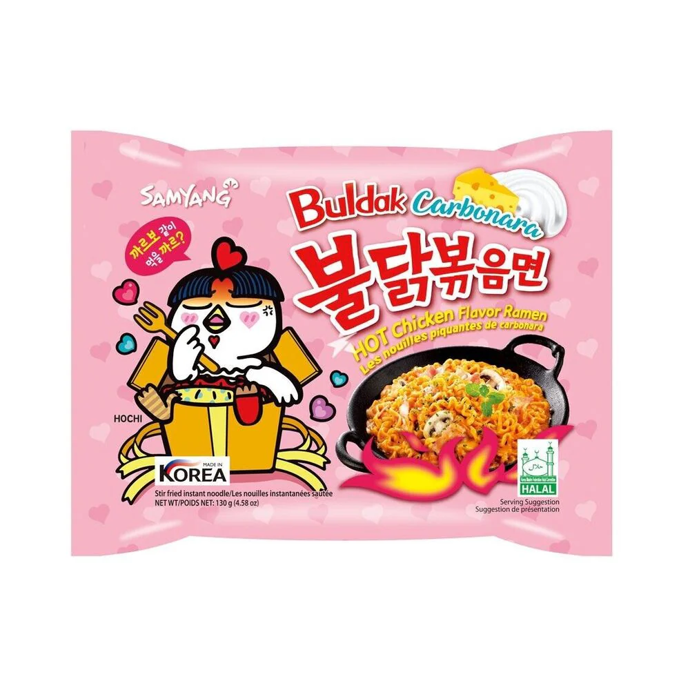 [8801073142312 / 8801073113893] BULDAK SAMYANG CARBONARA 130G