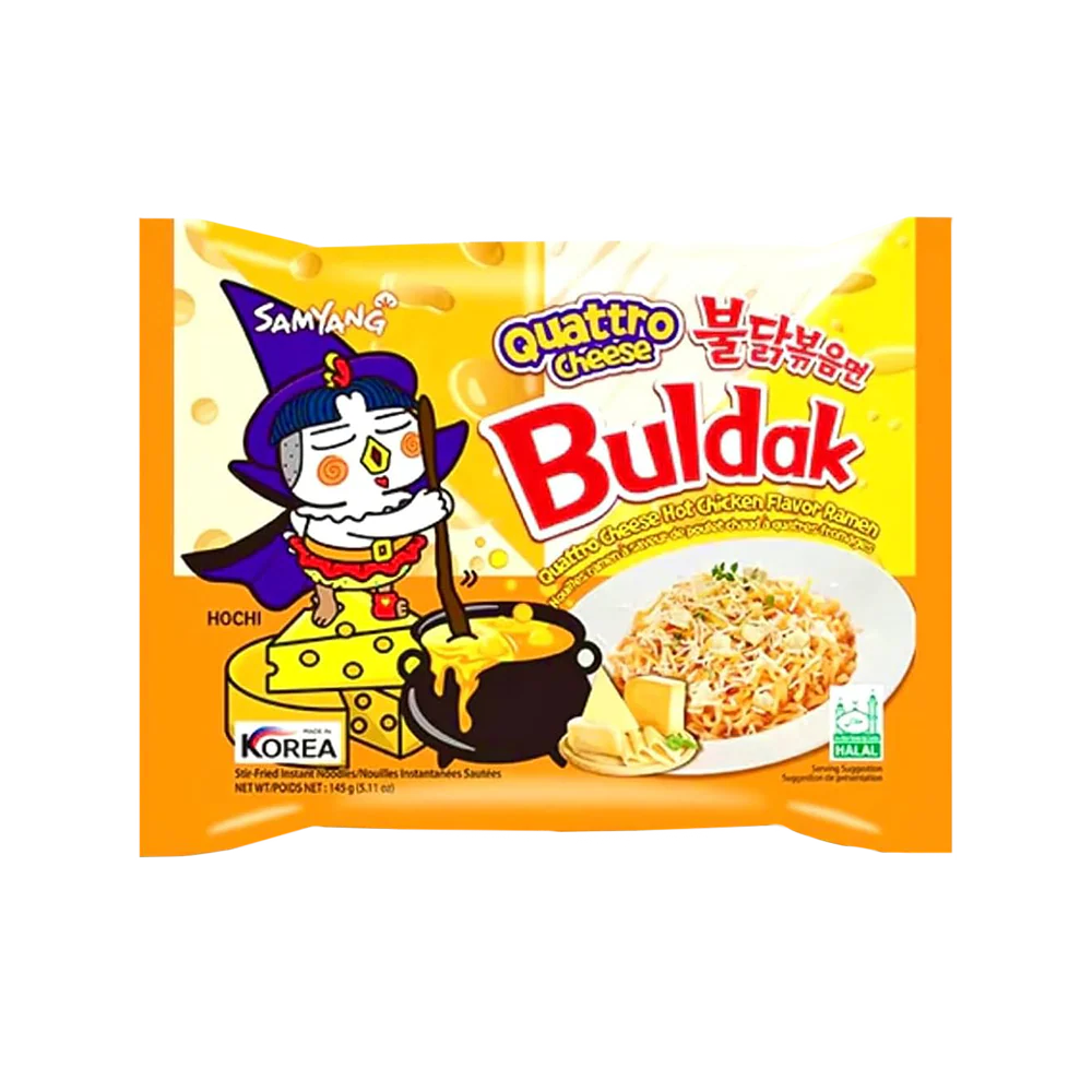 [8801073143463 / 8801073115088] BULDAK SAMYANG QUATRO CHEESE 140G