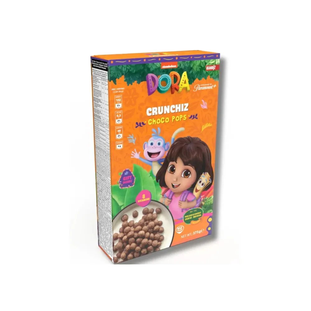 CORNEFLEX  CRUNCHIZ CHOCO POPS DORA 8 VITAMIN 375G