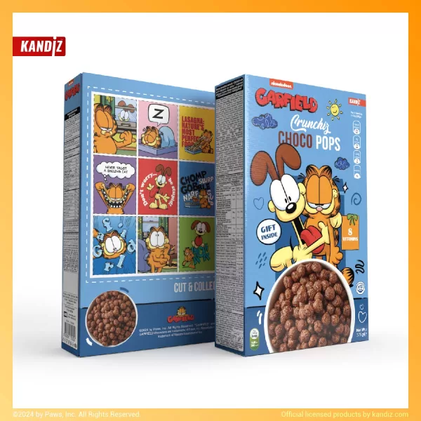 CORNEFLEX CRUNCHIZ CHOCO POPS GARFIELD 375G