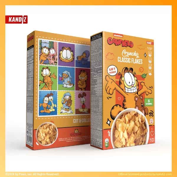 CORNEFLEX CRUNCHIZ CLASSIC FLAKES GARFIELD 375G