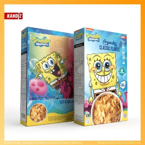 CORNEFLEX CRUNCHIZ CLASSIC FLAKES SPONGEBOB 375G