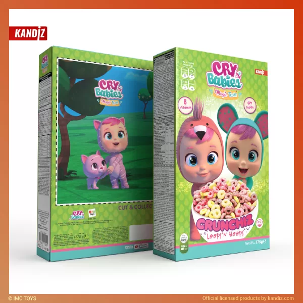 CORNEFLEX CRUNCHIZ LOOPS NHOOPS CRY BABIES 375G