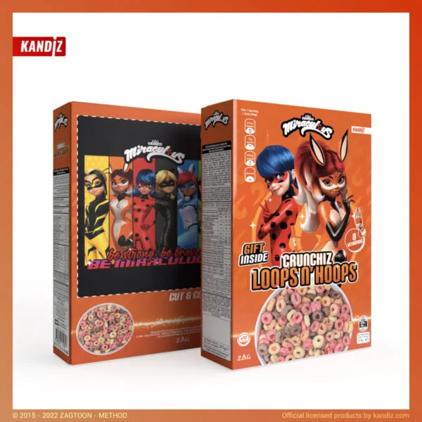 CORNEFLEX CRUNCHIZ LOOPS NHOOPS MIRACULOUS 375G