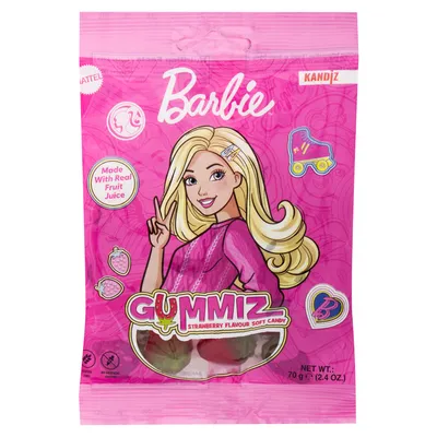 GUMMIES BARBIE STRAWBERRY KANDIZ 70G