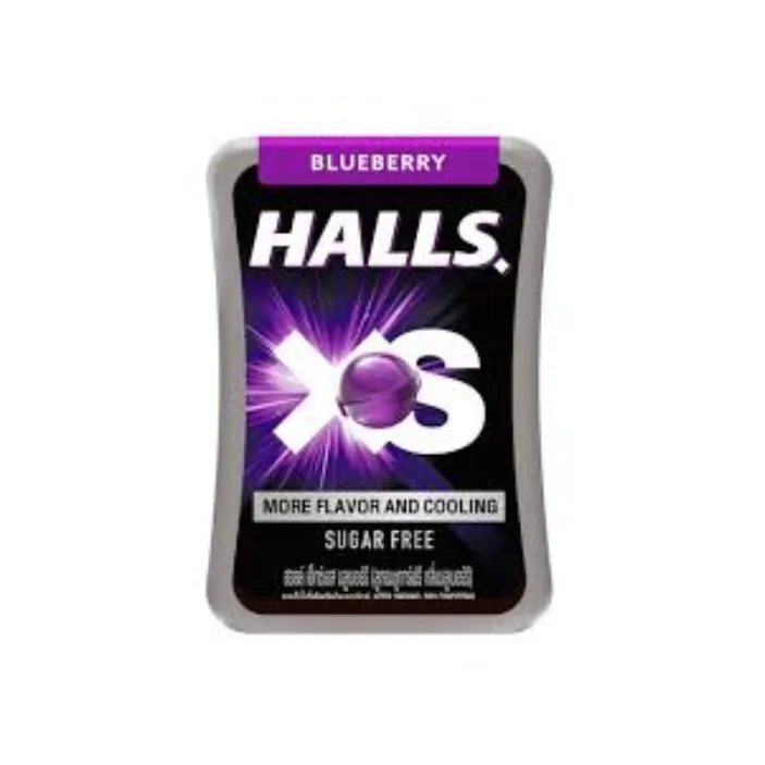 HALLS XS  BLUEBERRY SF 12G