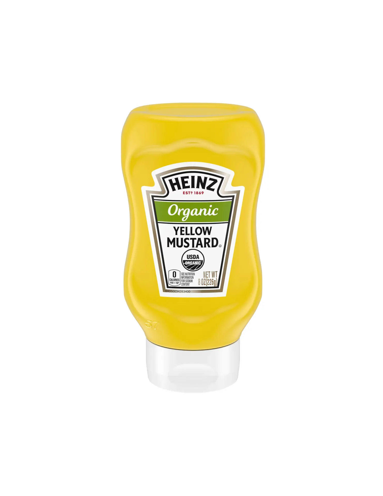 HEINZ ORGANIC YELLOW MUSTARD 226G