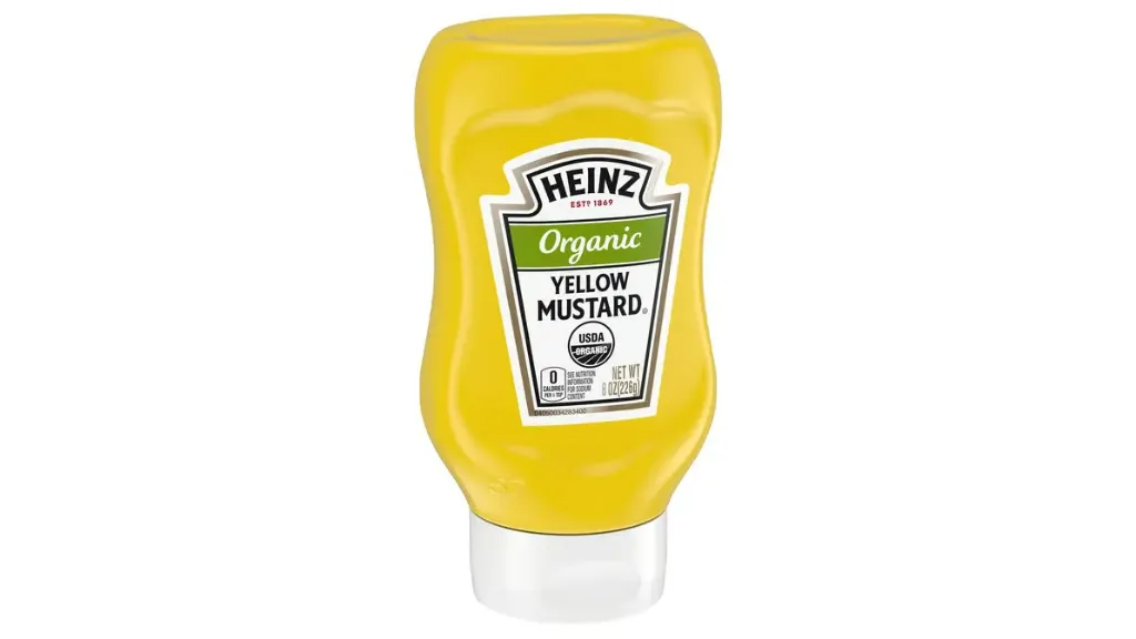 HEINZ ORGANIC YELLOW MUSTARD 226G