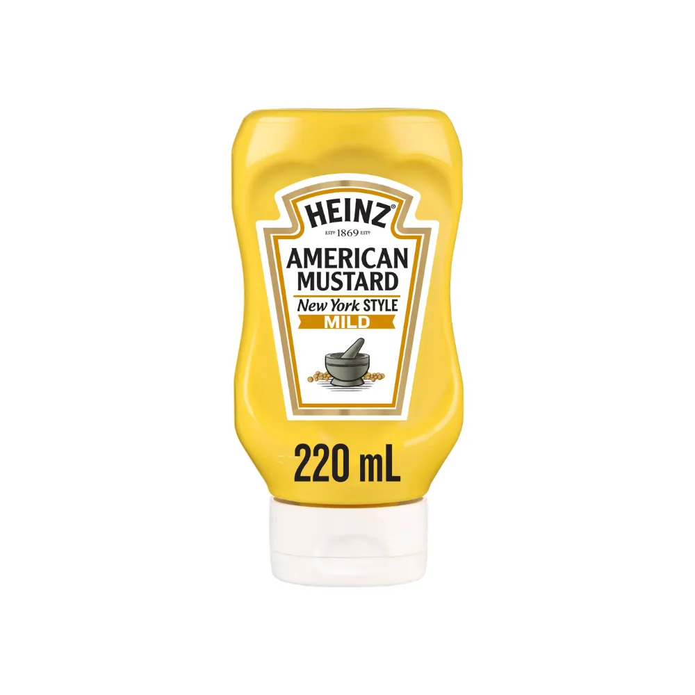 [01321100] HEINZ YELLOW MUSTARD  220ML