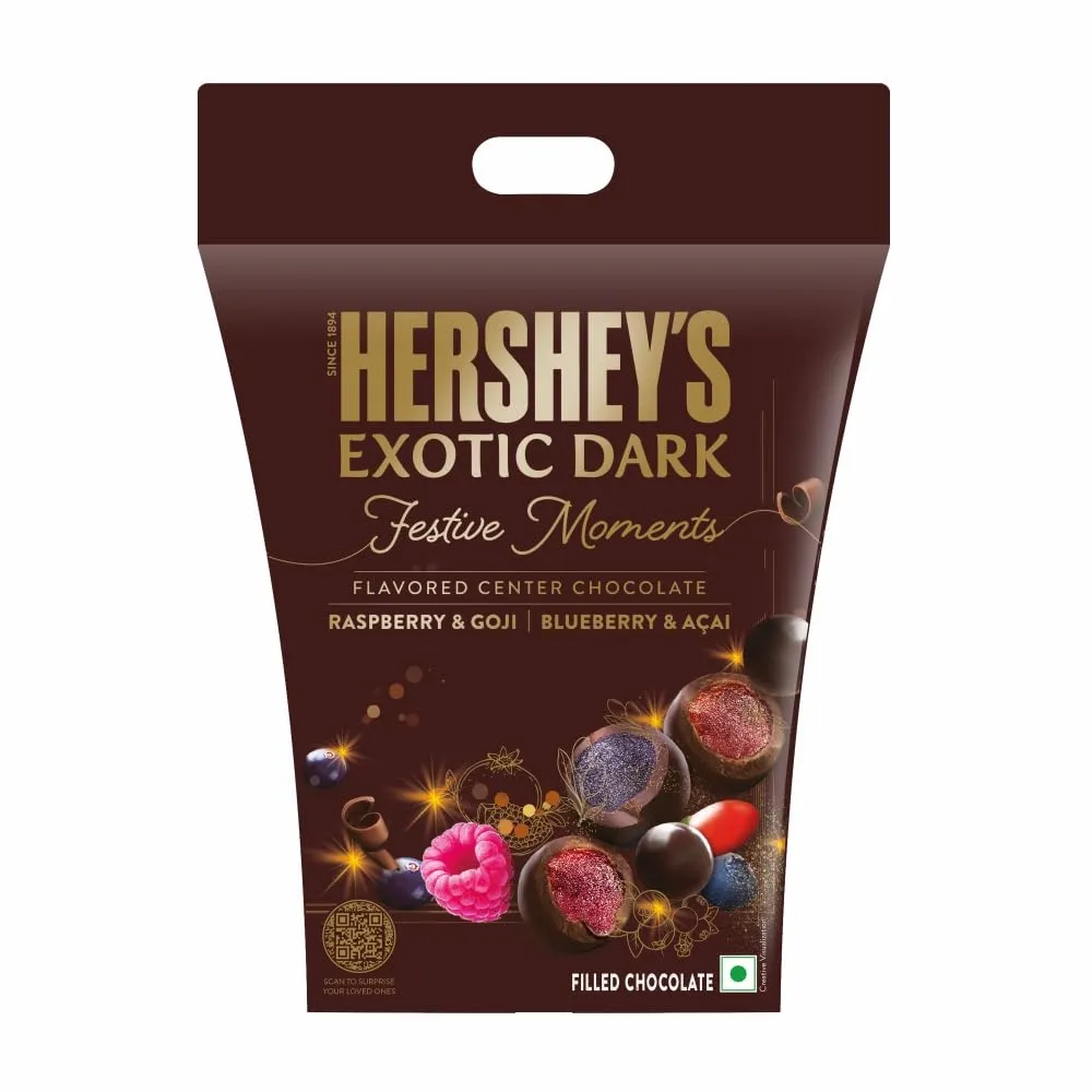 HERSHEY'S EXOTIC DARK FESTIVE MOMENTS 87G