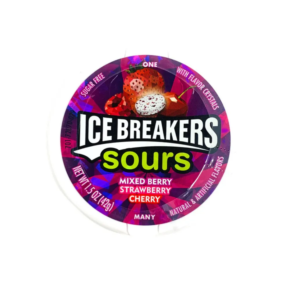 [034000720705 / 3499504] ICE BREAKERS SOUR MIXED BERRY 42G