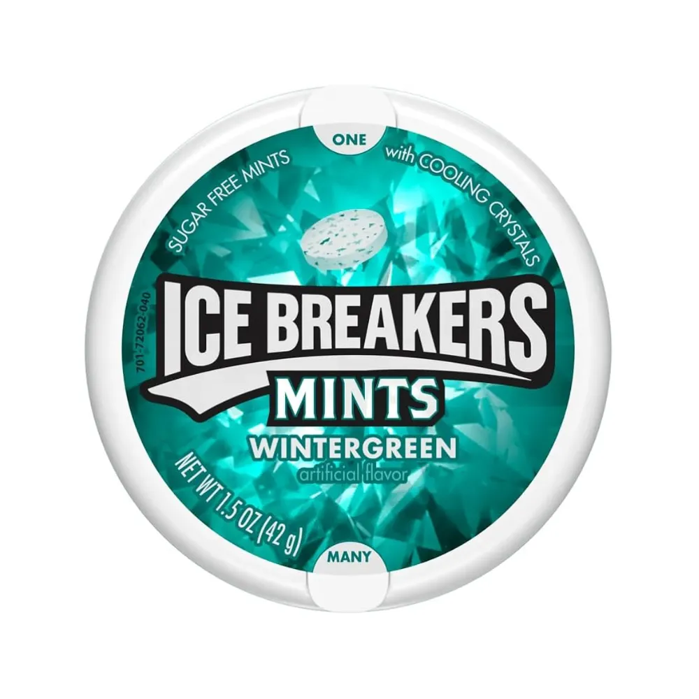 [034000720620 / 3400908] ICE BREAKERS WINTER GREEN 42G