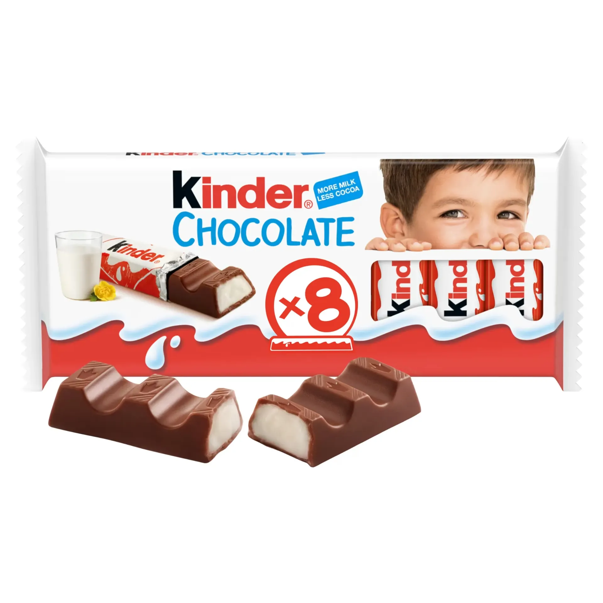 KINDER CHOCOLATE BAR T8 100G
