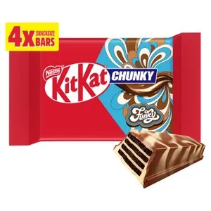 [3800020406120 / 3800020401415] KITKAT CHUNKY FUNKY MILK & WHITE 40GX4
