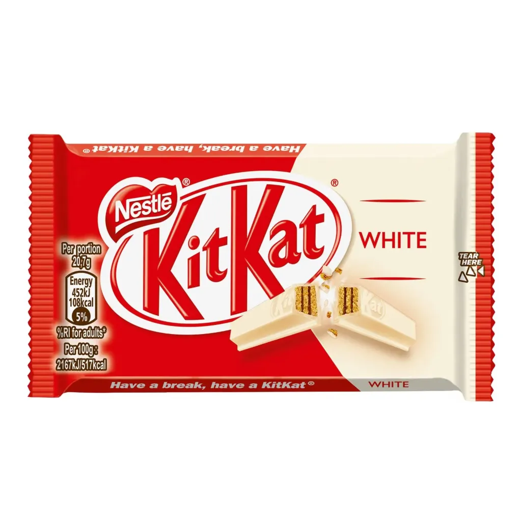 KITKAT WHITE 4 FINGERS 41.5G