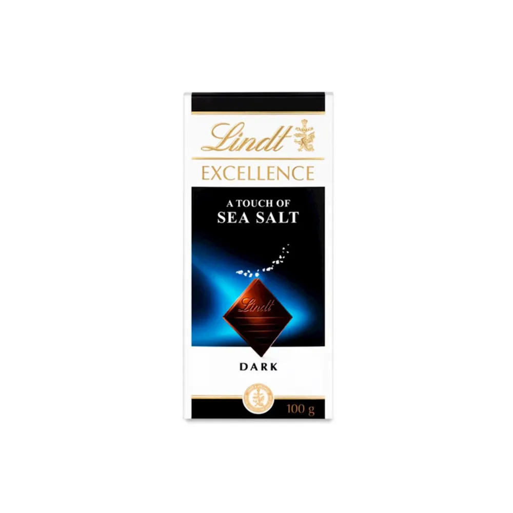LINDT EX  SEA SALT 100G