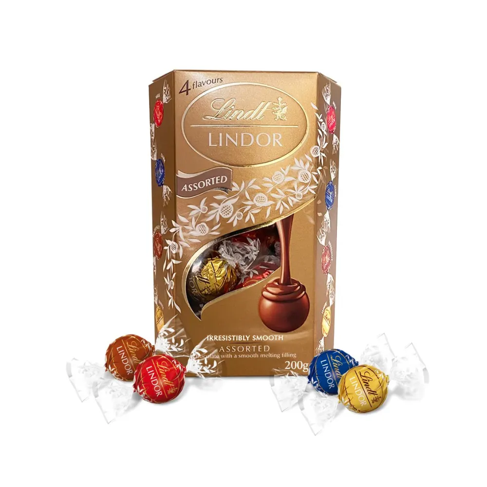 [01076104002742721526113010l2545 / 7610400082556] LINDT LINDOR ASSORTED 200G