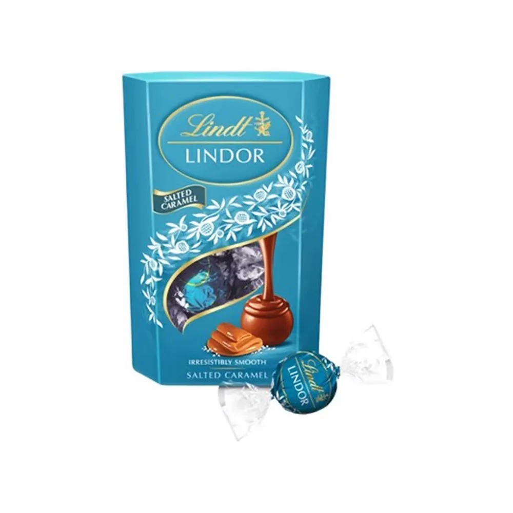 LINDT LINDOR SALTED CARAMEL 200G