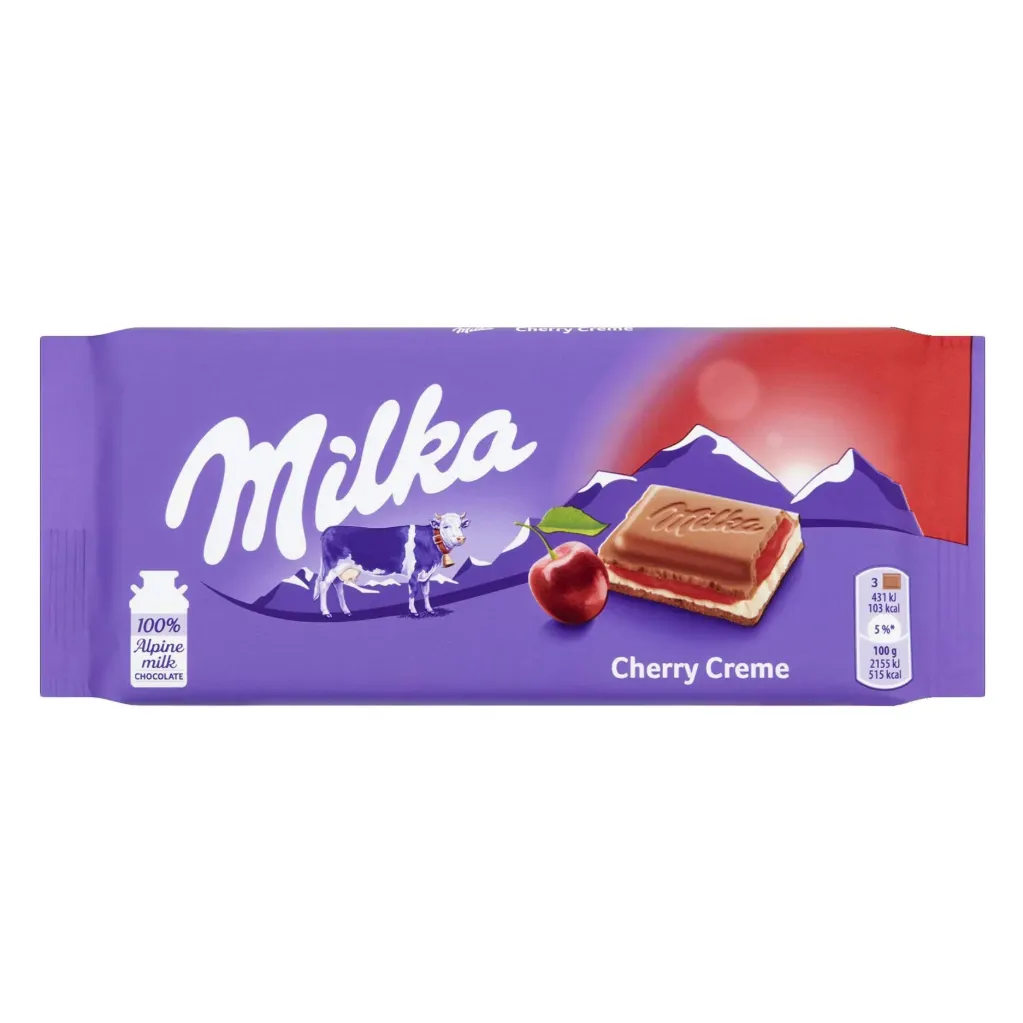 MILKA CHERRY 100G