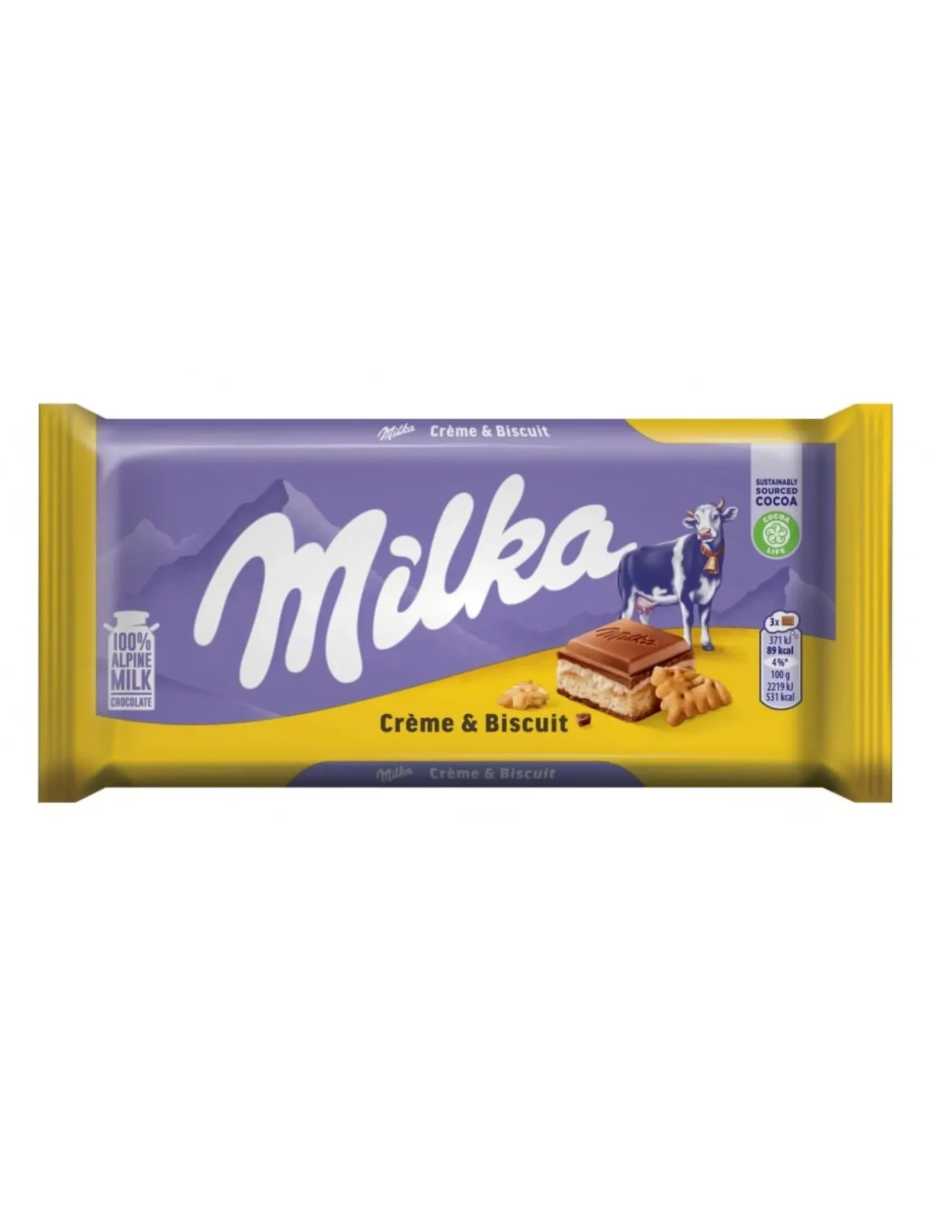 MILKA CREME BISCUIT 100G