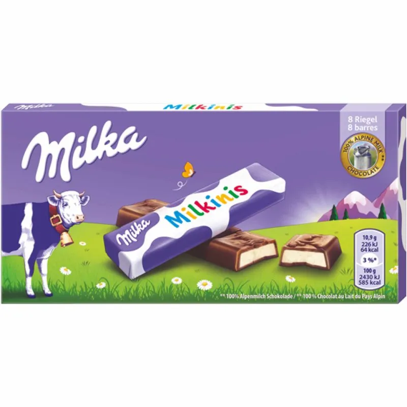 [7622300108113 / 7622300108137] MILKA MILKINIS 8 FINGERS 87.5G