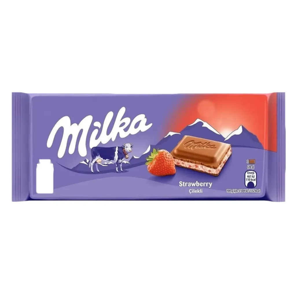 [7622210833365 /7622210999368] MILKA STRAWBERRY 100G