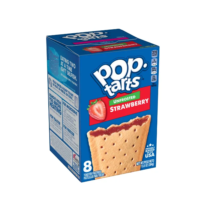 POP TARTS UNFROSTED STRAWBERRY 768G