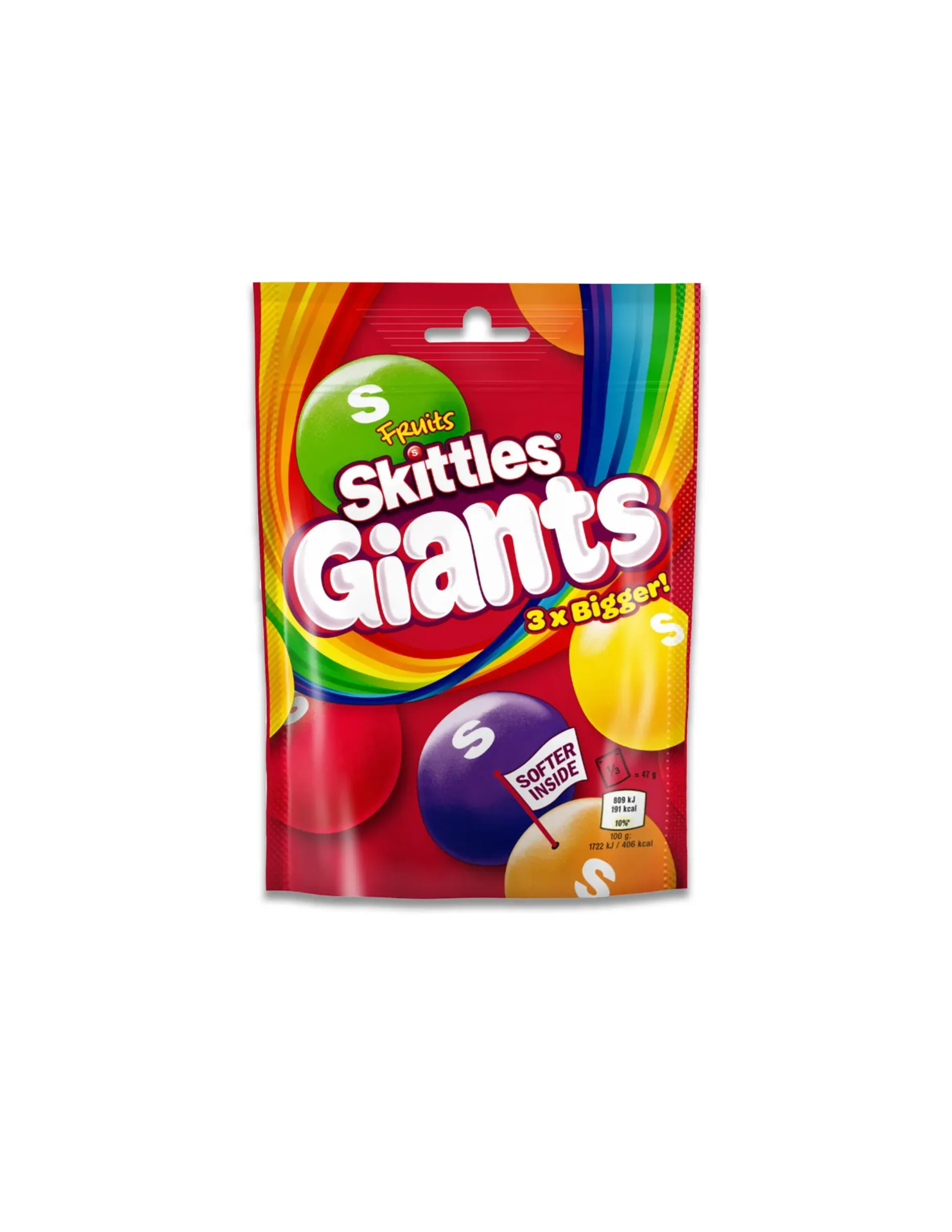 [4009900546201 / 4009900546164] SKITTLES FRUIT GIANTS 132G