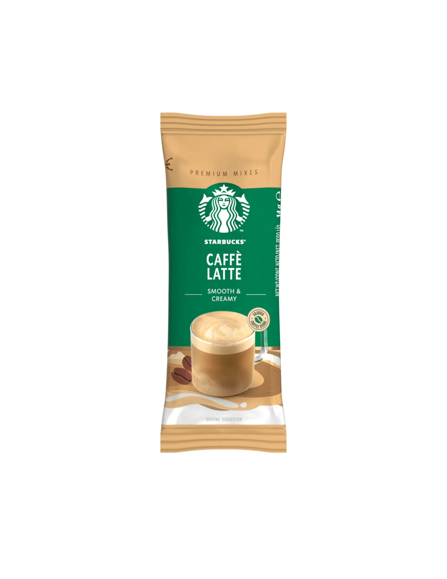 STARBUCKS CAFFE LATTE 18G X10