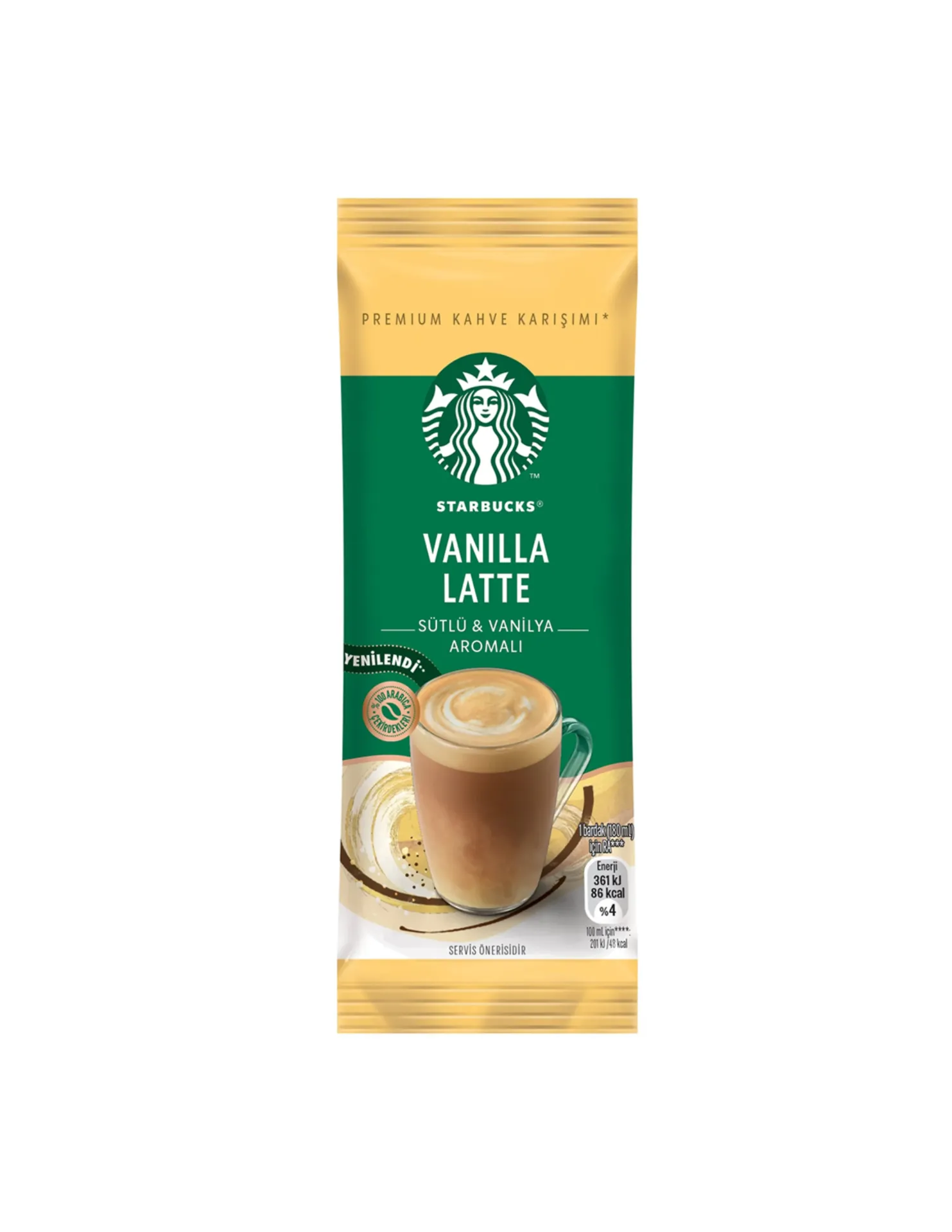STARBUCKS VANILLA LATTE 21.5GX10