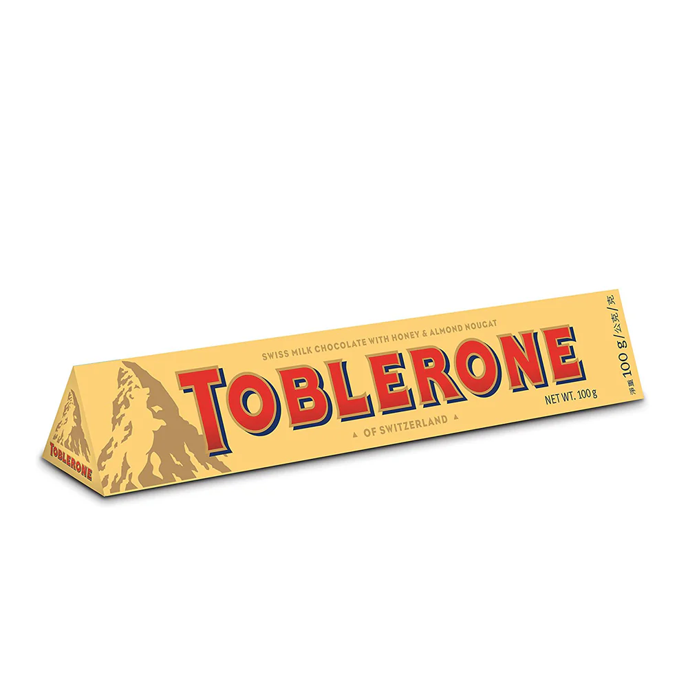 [7622200136742 / 7614500010013] TOBLERONE MILK CHOCOLATE WHITH HONEY ALMOND 100G