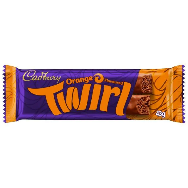 [07622202275500 / 7622202275517] CADBURY TWIRL ORANGE 43G