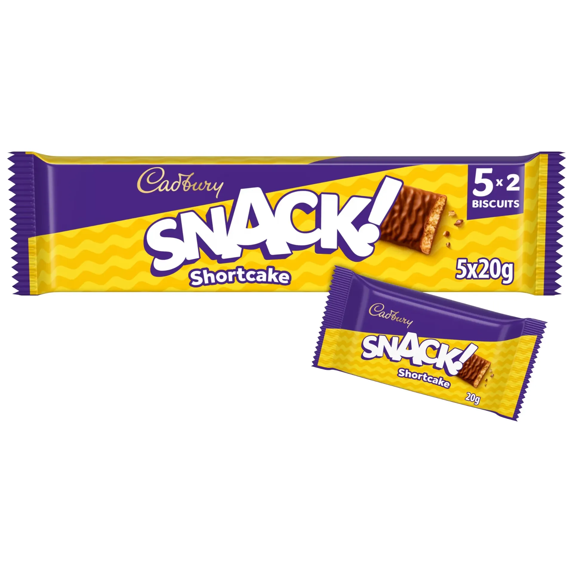CADBURY SNACK SHORTCAKE 5X20G