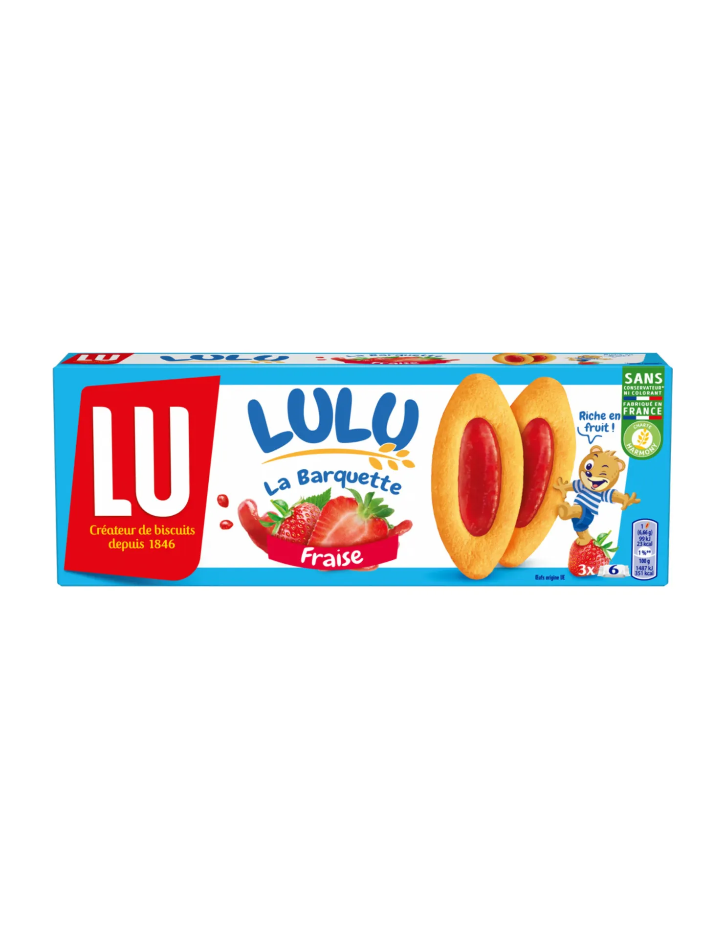 [03017760050524 / 3017760038409] LU BARQUETTE FRAISE 120G