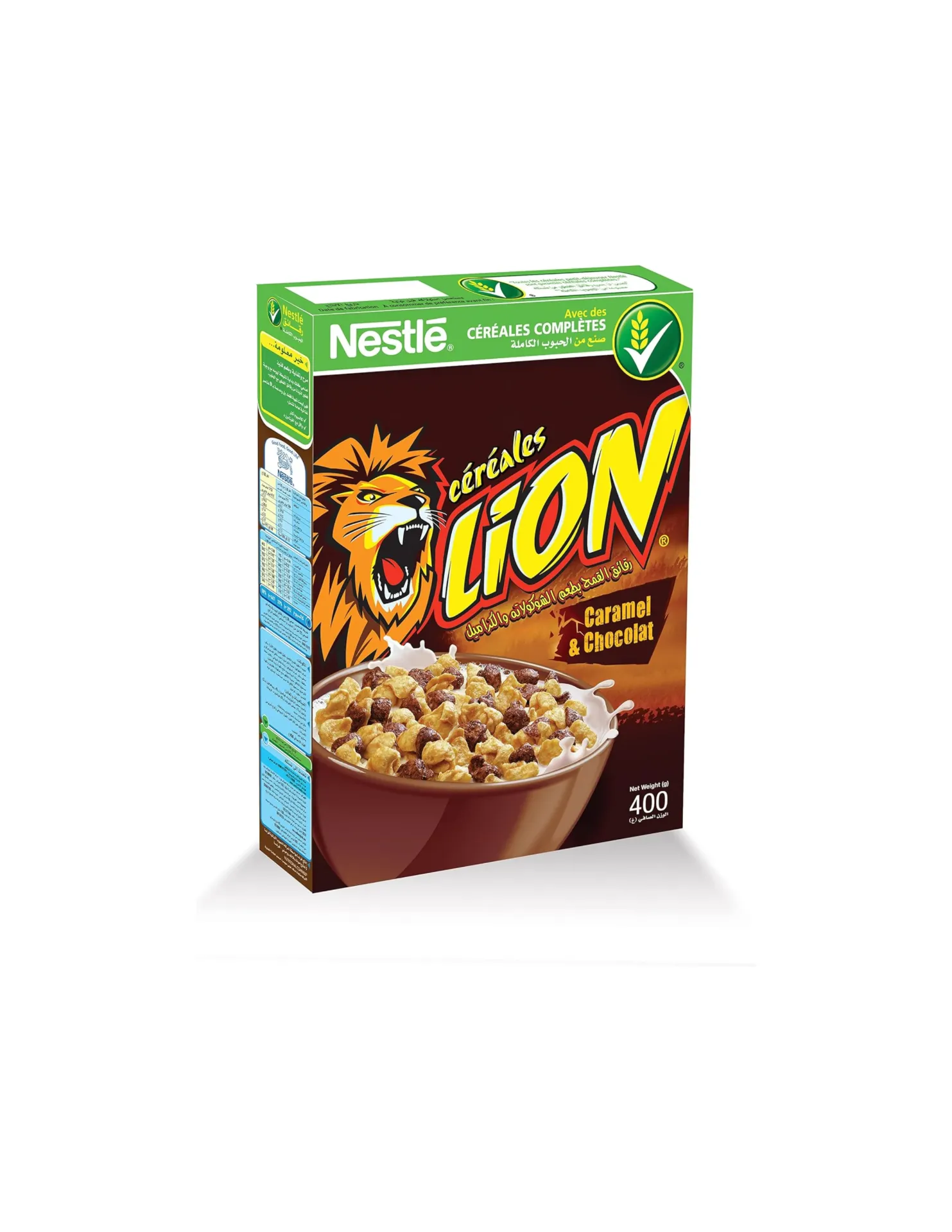 [590002012547 / 5900020019530] NESTLE LION CEREAL CARAMEL CHOCOLATE 400G
