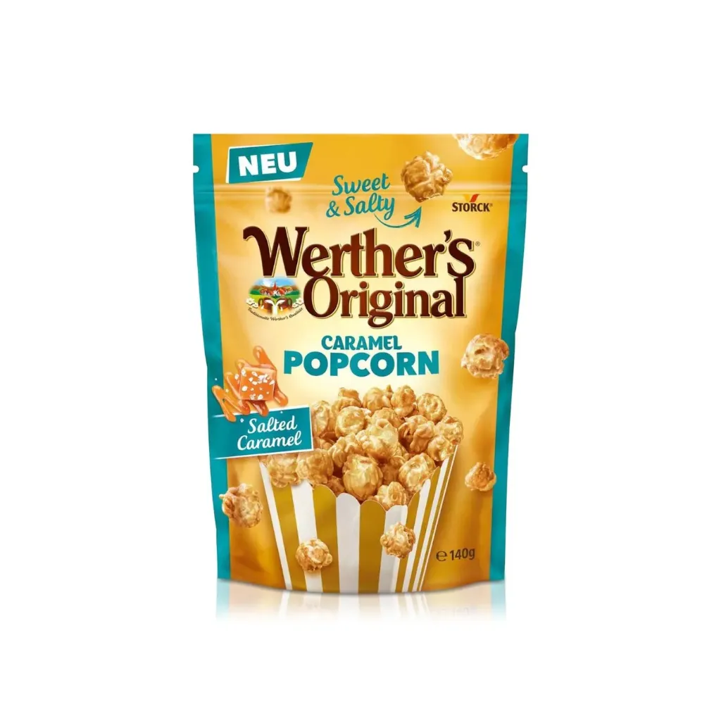 [4014400138542 / 4014400935677] WERTHERS ORIGINAL POPCORN  SALTED CARAMEL 140G