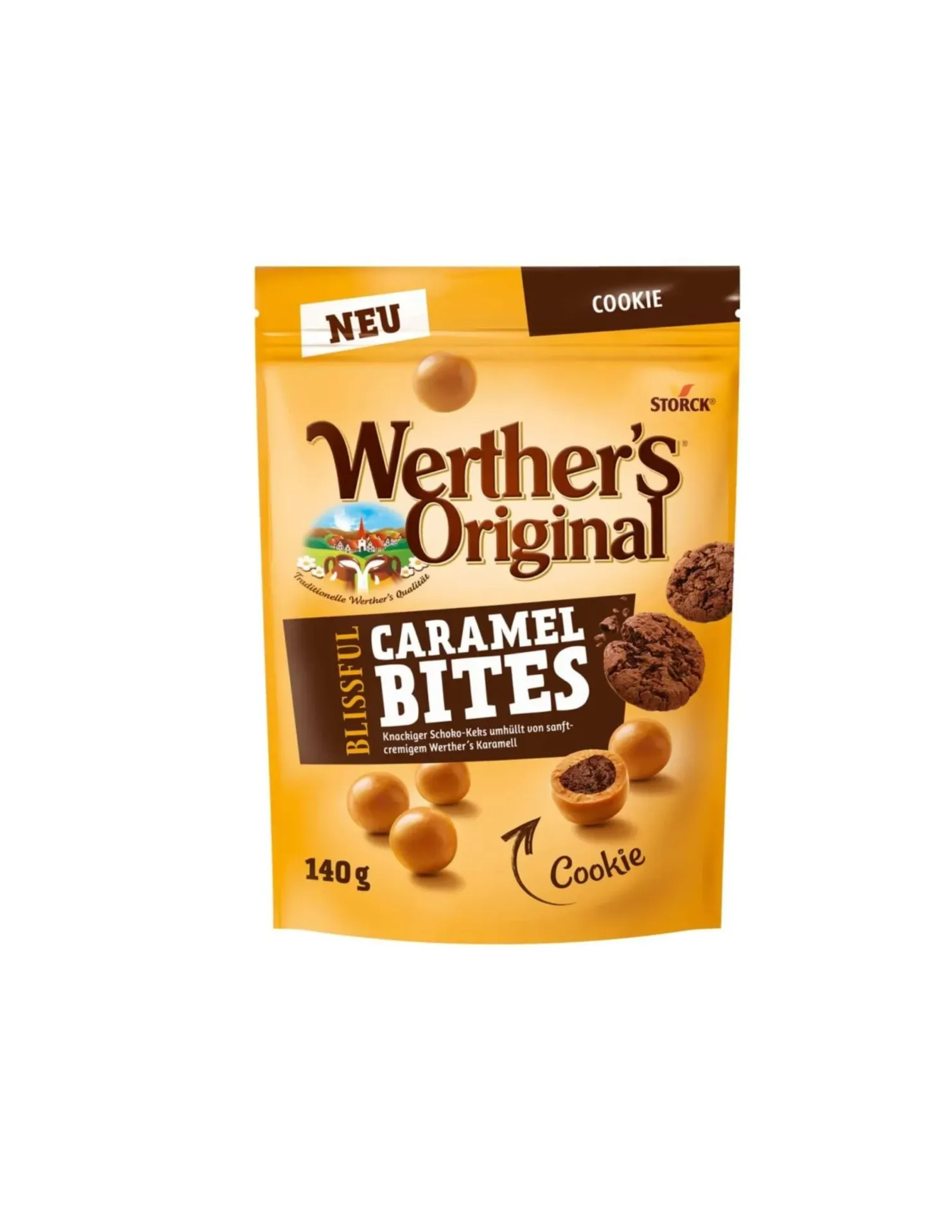 [4014400176056 / 4014400933659] WERTHERS  ORIGINAL CARAMEL BITES COOKIES 140G