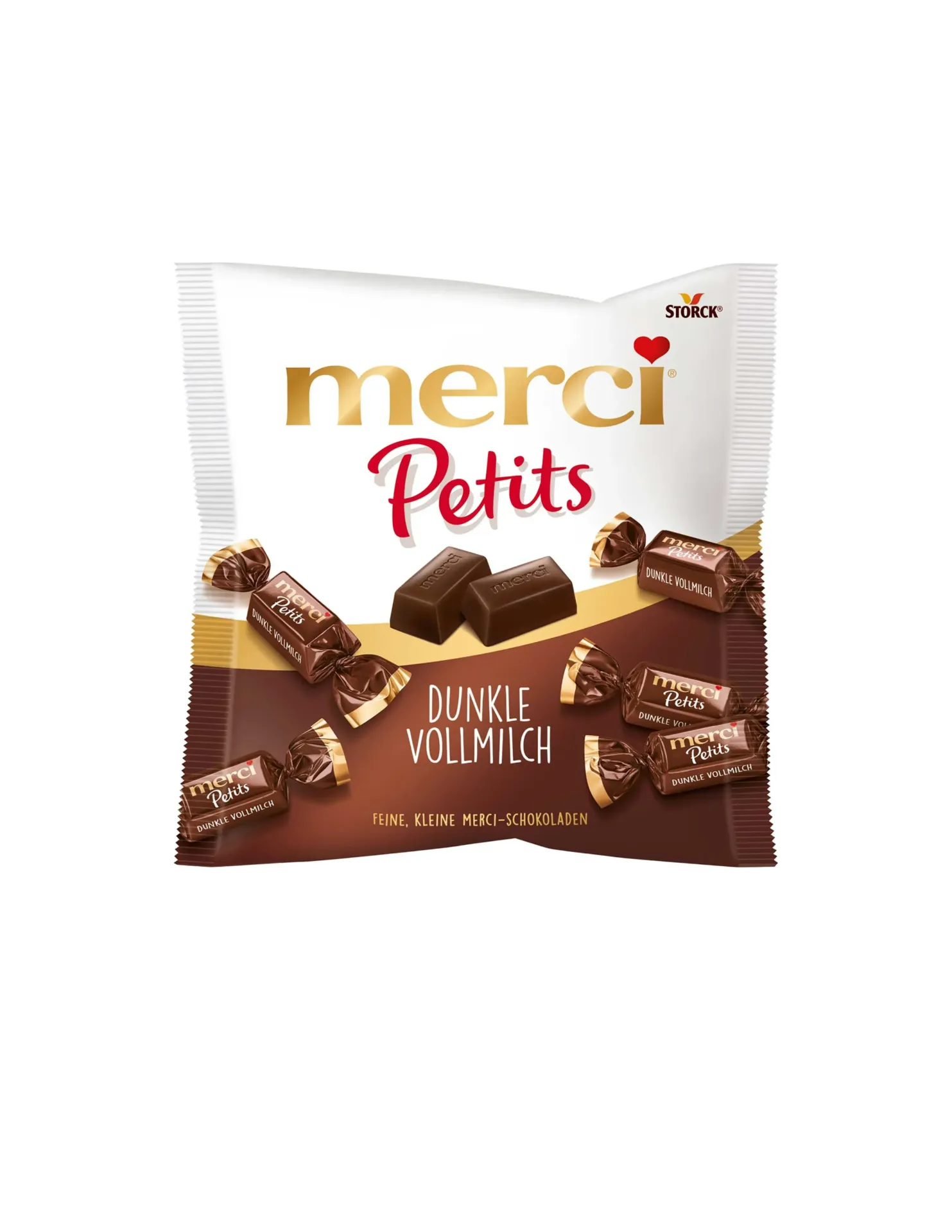 MERCI PETITS DARK WHOLE MILK 125G