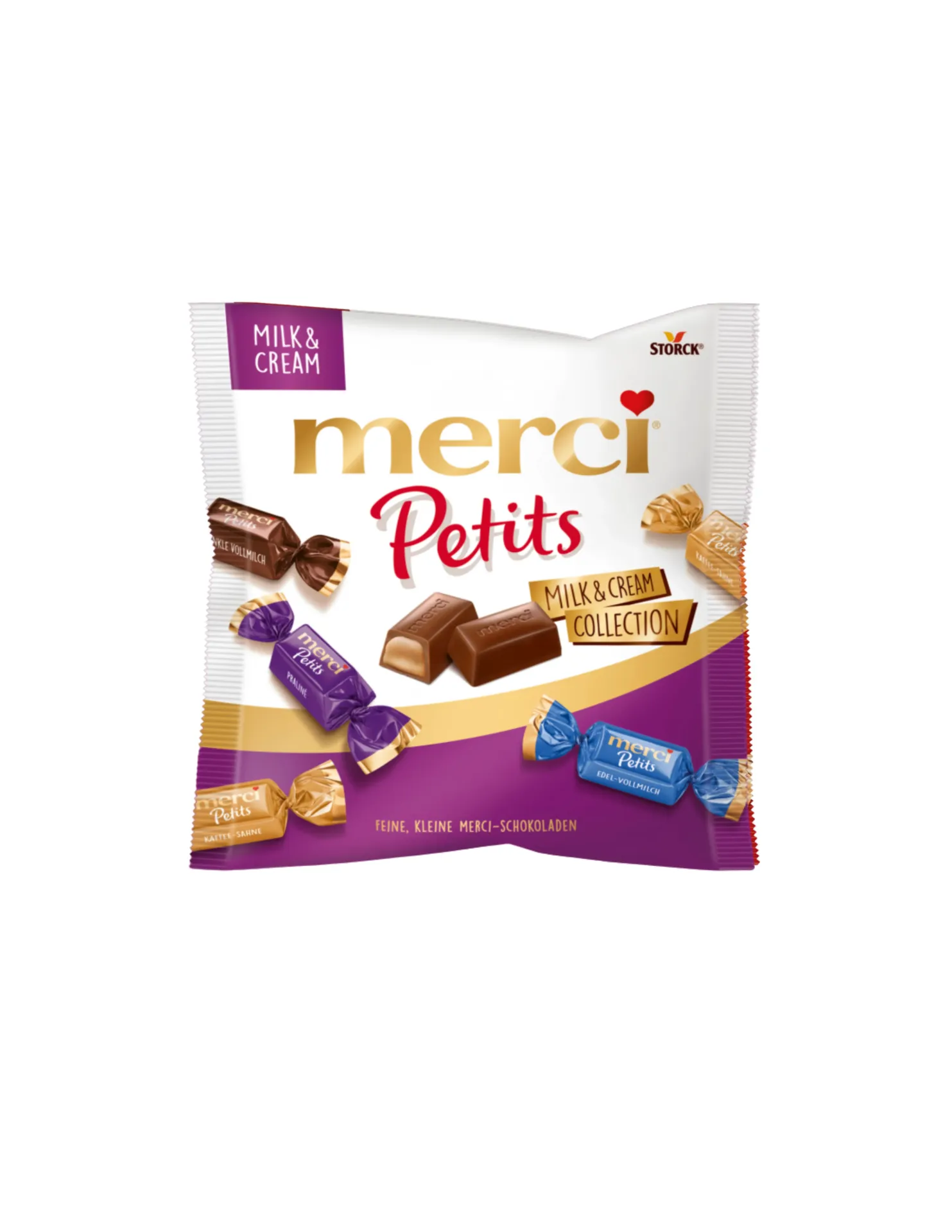 MERCI PETITS MILK AND CREAM COLLECTION 125G