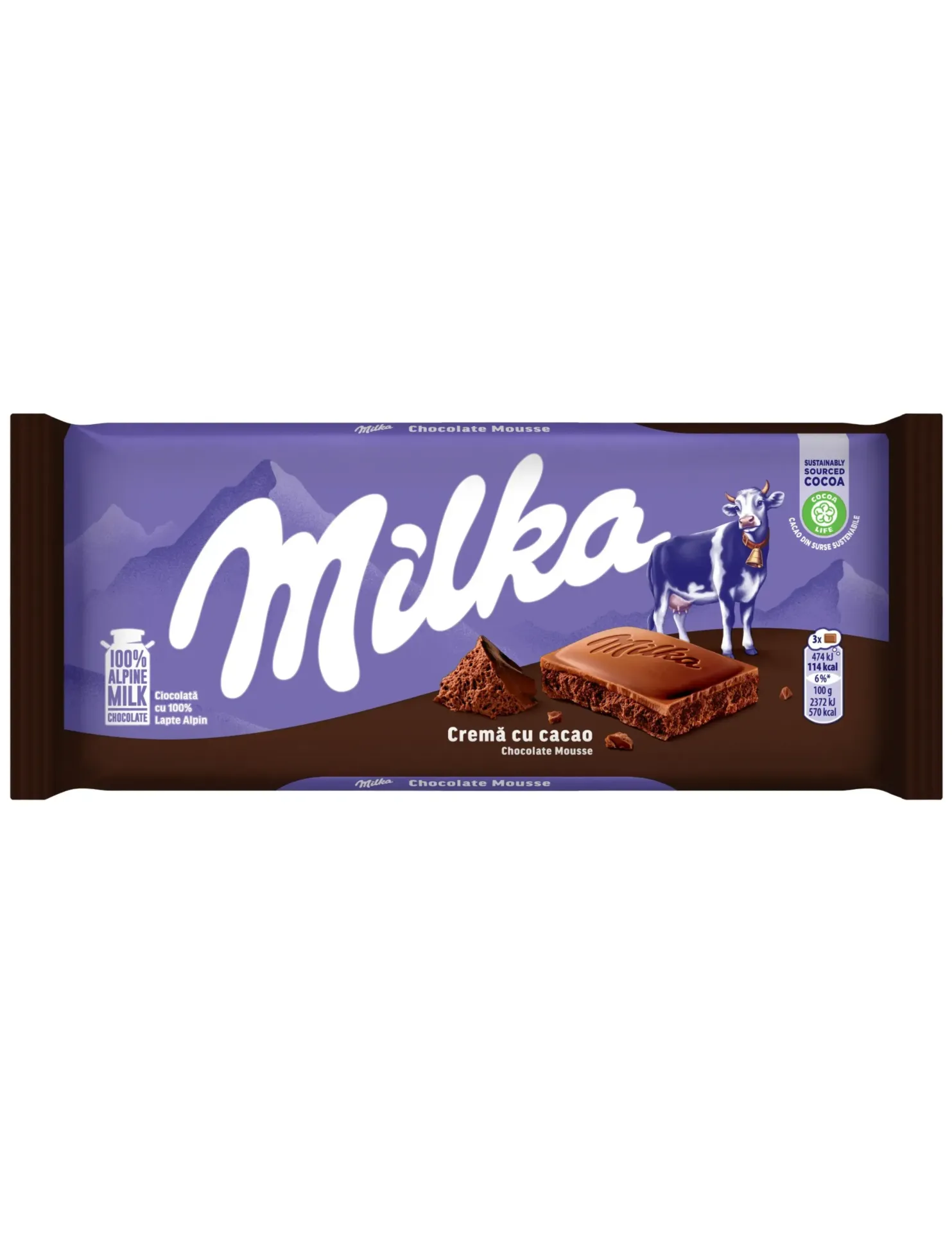 MILKA CHOCOLATE MOUSSE 100G