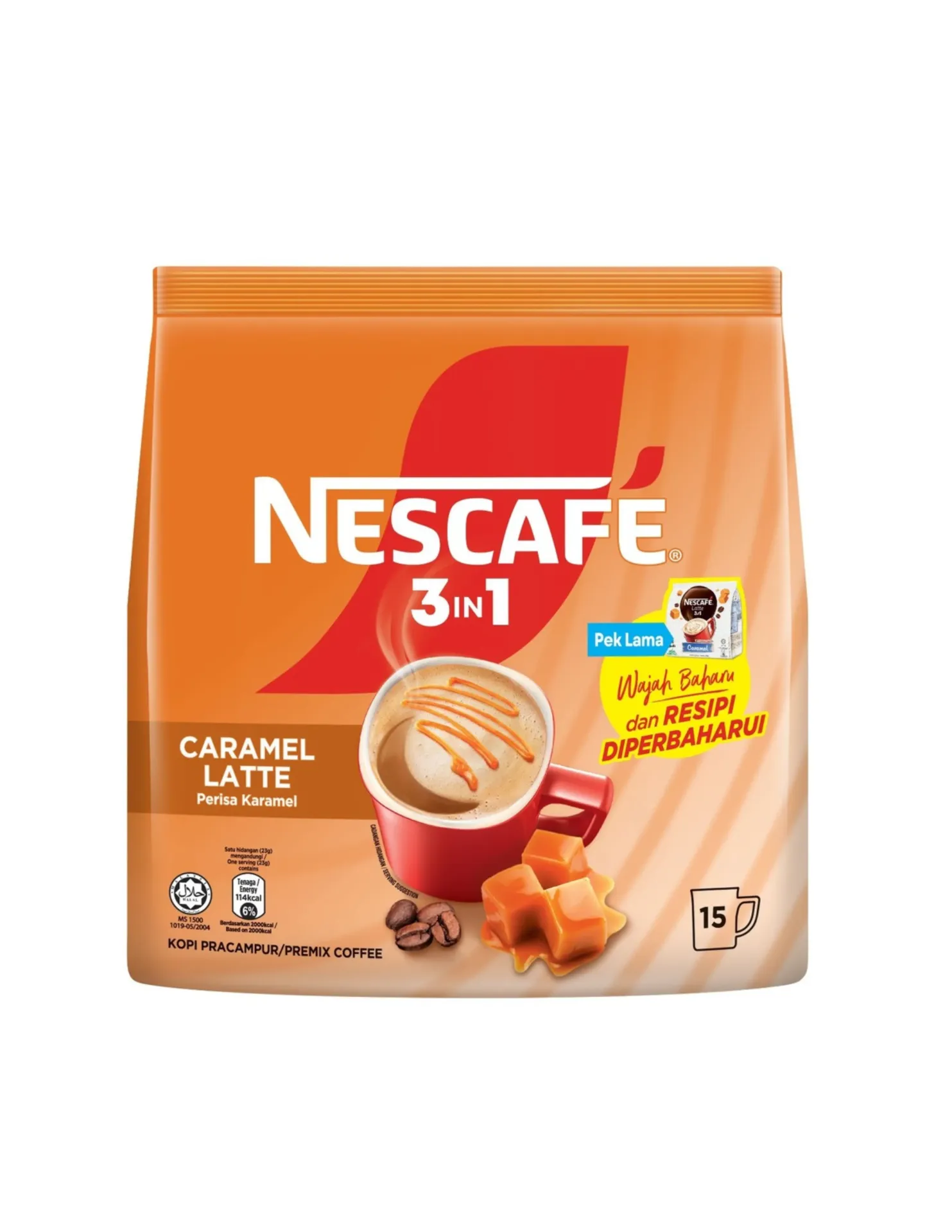 NESCAFE CARAMEL LATTE 3 IN 1 23G